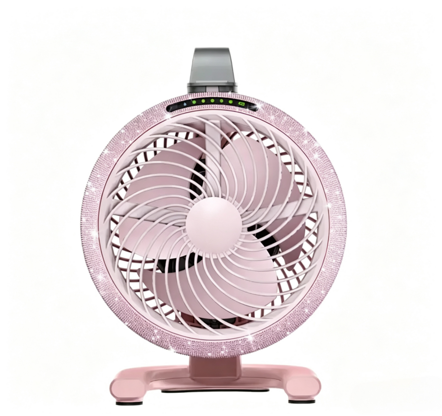 High-Speed Handheld Misting Fan, Indoor Outdoor Personal Cooler, Silent & Sturdy Design, Rechargeable & Plug-in Dual Use, Mini Lightweight Fan, Max 20m Wind Distance | FAO5OUK